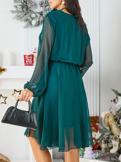 Royalfashion Классическое женское платье до колена