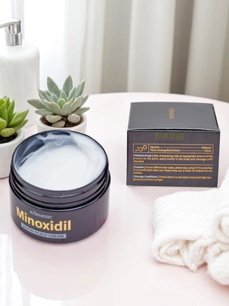 Kormesic galvos odos kremas – plaukų augimo skatinimas