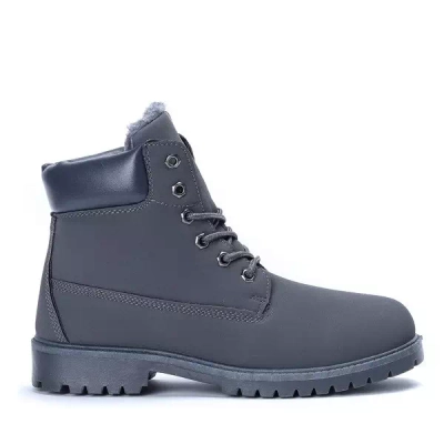 OUTLET Tamsiai pilki šilti batai iš Irmma - Avalynė