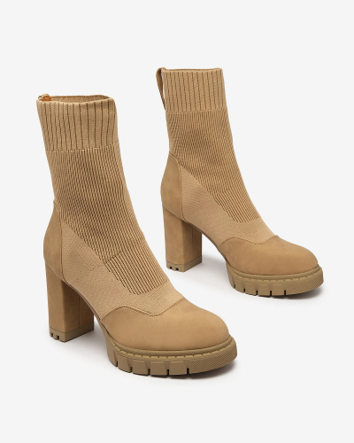 "Royalfashion" moteriški kupranugario spalvos "Flexi Booties" bateliai
