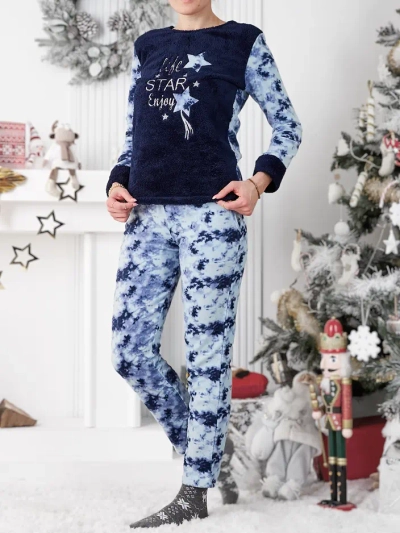 Женские пижамы Royalfashion a'la Fleece Life Star Enjoy