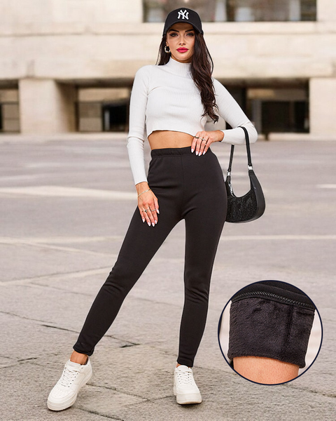 "Royalfashion" Moteriškos apšiltintos tegings kelnės PLUS SIZE