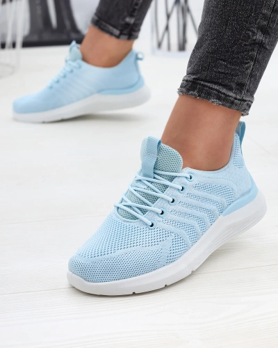 Синяя женская спортивная обувь из ткани Bofia - Обувь