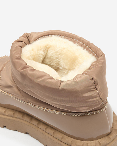 "Royalfashion" Rudos spalvos moteriški sniego batai "Ireda"