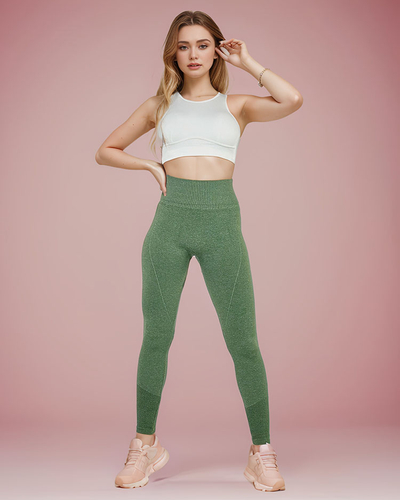 Royalfashion Женские ребристые леггинсы
