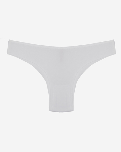 Baltos moteriškos glotnios liemenėlės kelnaitės - Apatinis trikotažas