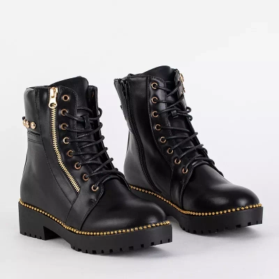 OUTLET Черные женские сумки с золотыми шариками Komilso - Обувь