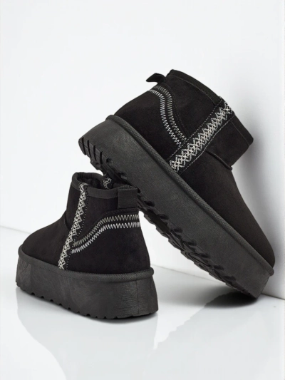 Короткие женские ботинки a'la снегоходы Pravel