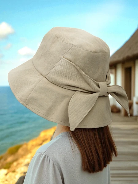 Royalfashion Moteriška vasarinė skrybėlė su kaspinu Amber Sky