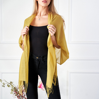 Темно-розовый женский шарф