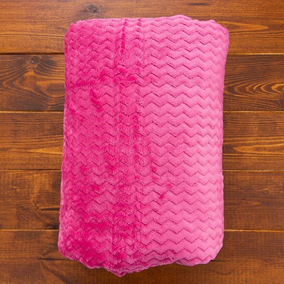 Плед цвета фуксия 160x200 - Пледы