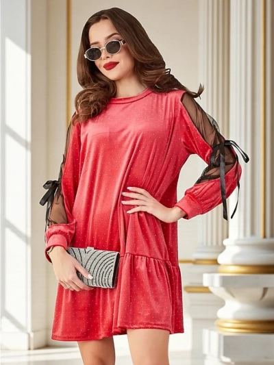 Royalfashion Женское бархатное платье