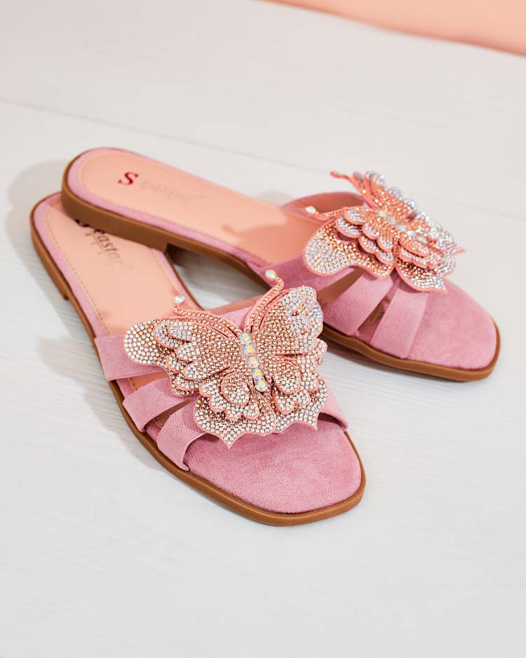 "Royalfashion" moteriškos šlepetės "Butterfly Boffler"