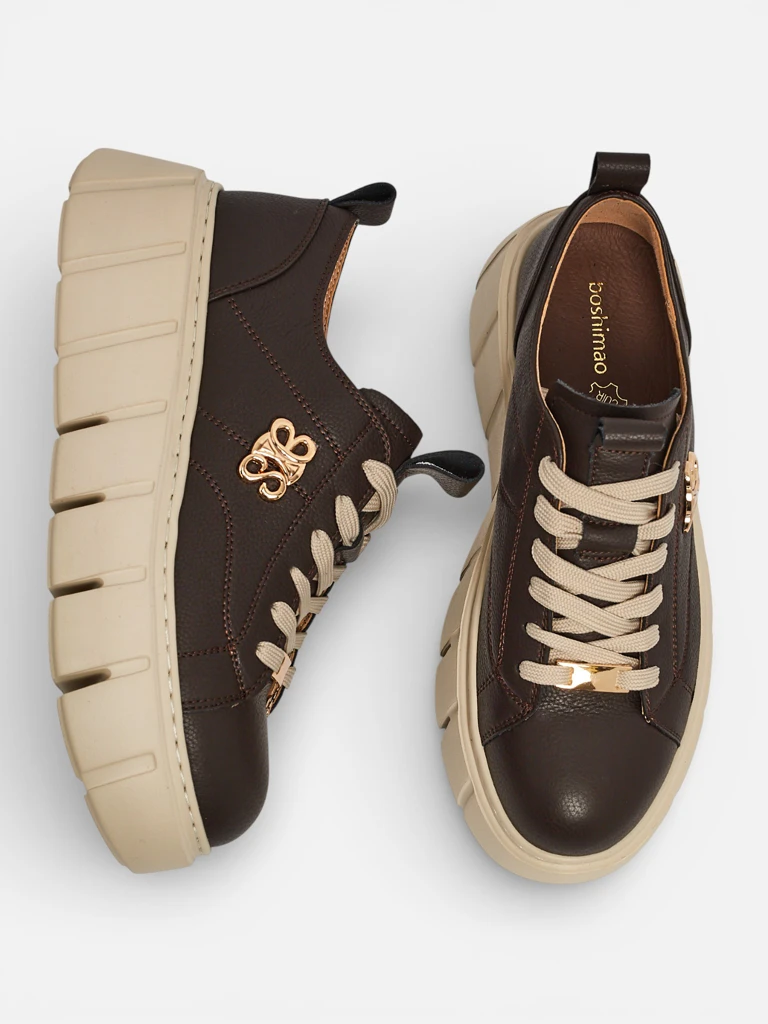 Sportiniai moteriški sportbačiai iš natūralios odos Taures