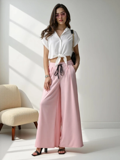 Royalfashion Plataus moteriškos kelnės