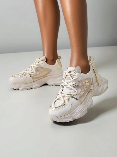 Royalfashion moterų sportiniai sportbačiai storesne pakulne Quua