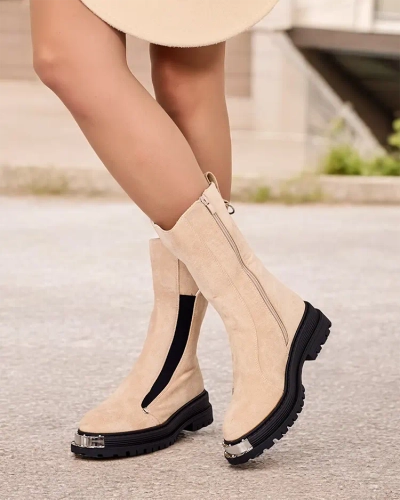 Royalfashion Женские сапоги из эко-замши Homni