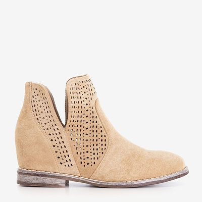 Rudi batai su paslėptu inkaru a'la cowgirls Besiks- Avalynė