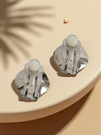 Royalfashion Klipsy kolczyki damskie z kryształem