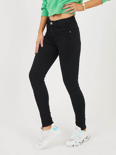 Черные женские джинсы