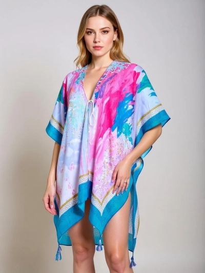 Платье-парео Royalfashion Calypso – воздушный наряд до колен, красочный