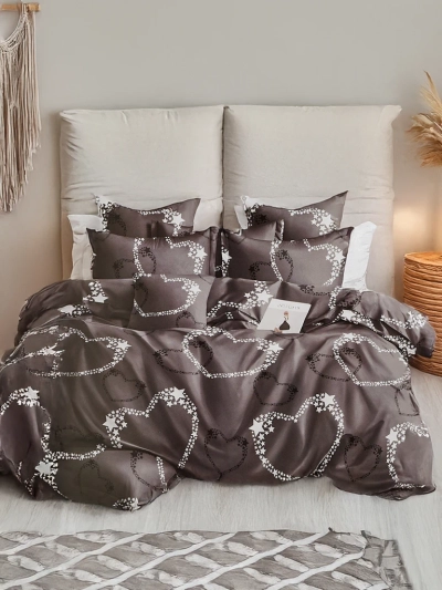 Royalfashion Raštuotos patalynės komplektas 180x200 3 DALYS