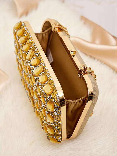 Royalfashion moterų vokelio formos rankinė Crystal Glam