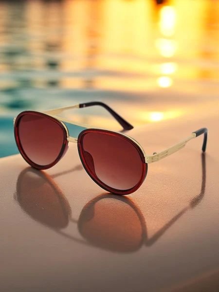 Royalfashion Солнцезащитные очки в стиле муха (oversized) Muse