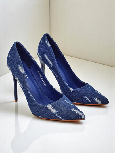 Royalfashion Женские туфли-лодочки на шпильке Denim Chic