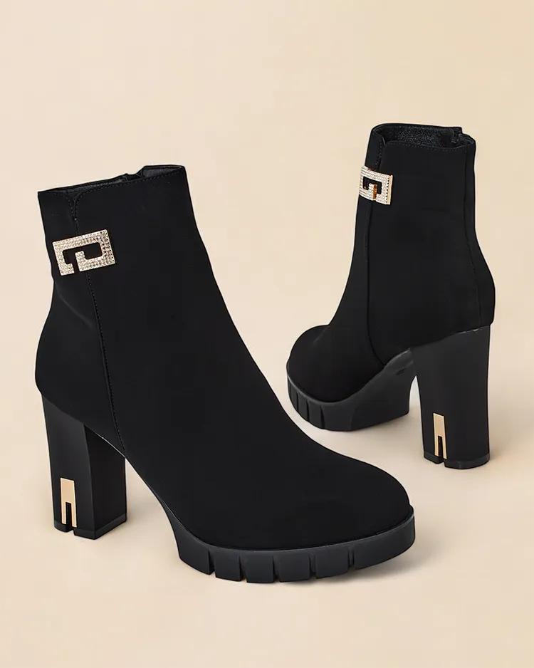 Женские ботильоны Royalfashion на цолковой пятке Orotti