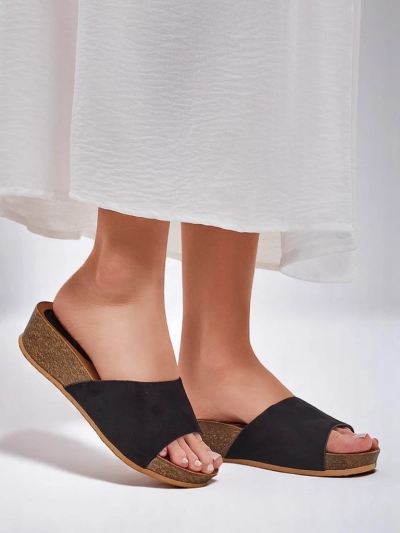 Royalfashion Moteriški žemi wedge sandalai Maderas