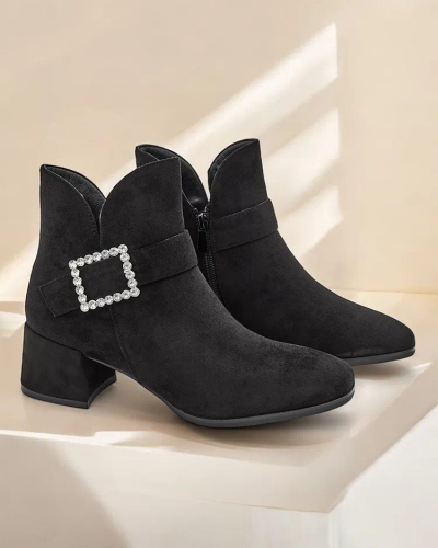 Женские ботильоны с низким каблуком Royalfashion Vetti