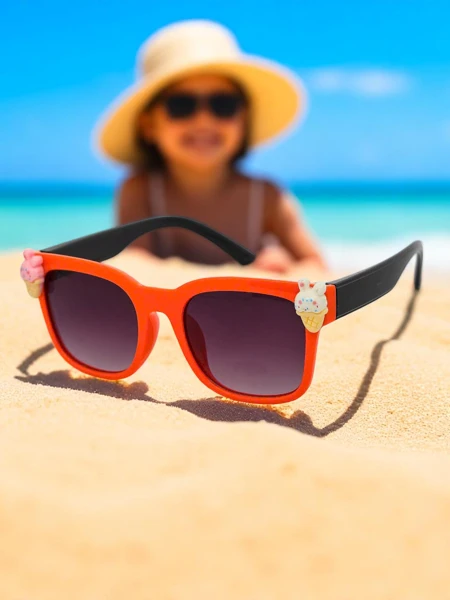 Royalfashion Vaikiški akiniai nuo saulės su dekoracijomis Sunny Sparkle