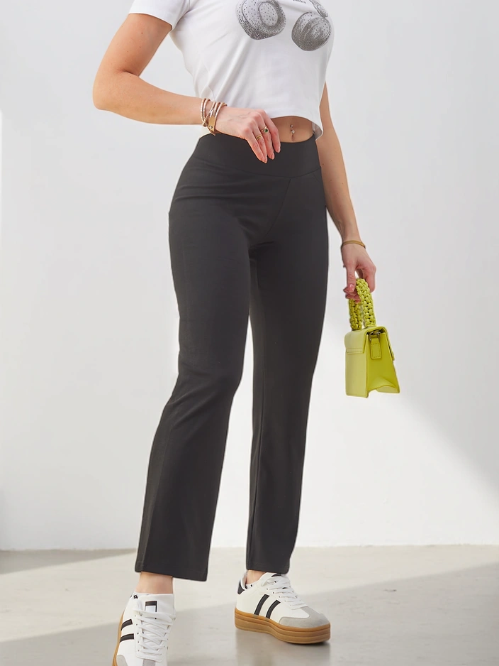 Royalfashion Женские однотонные хлопковые леггинсы