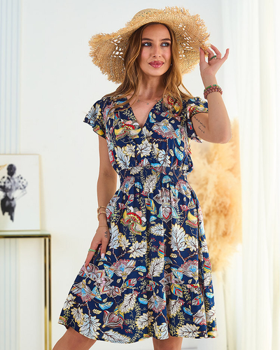 Royalfashion Женское цветочное мини-платье