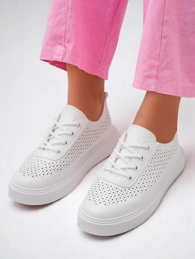 Royalfashion Женские ажурные спортивные туфли на шнуровке Adette