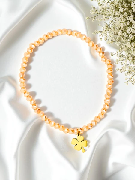 Royalfashion Moteriška apyrankė su dobilo pakabuku