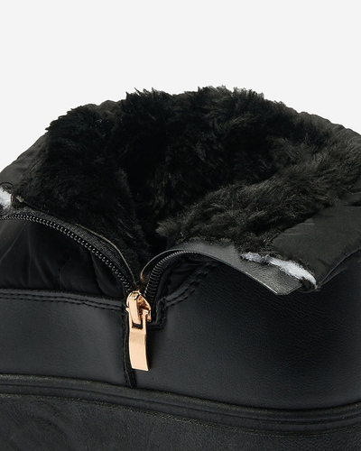 Royalfashion Женские сапоги-скороходы черного цвета Armeda