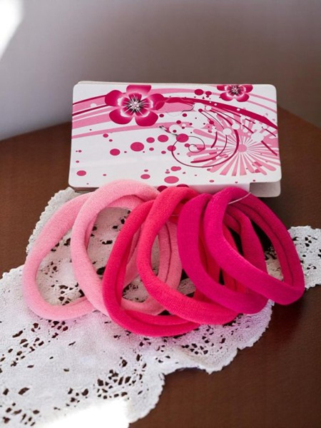 Royalfashion 6 spalvotų Colora plaukų gumelių rinkinys