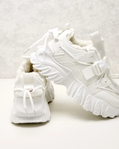 Royalfashion Женские утепленные кроссовки-лодочки