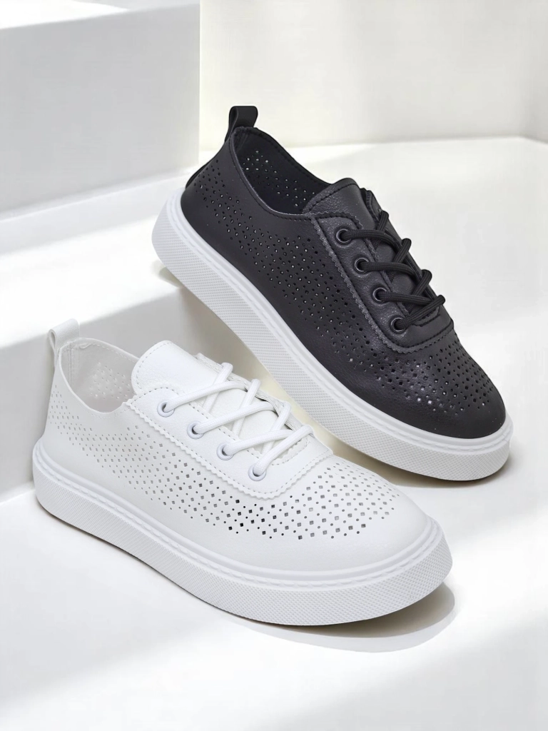 Royalfashion Женские ажурные спортивные туфли на шнуровке Adette