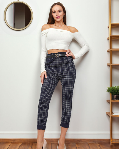 Royalfashion Женские клетчатые брюки