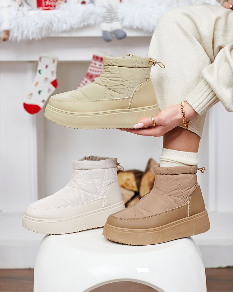 Royalfashion Женские сапоги-скороходы светло-коричневого цвета Armeda