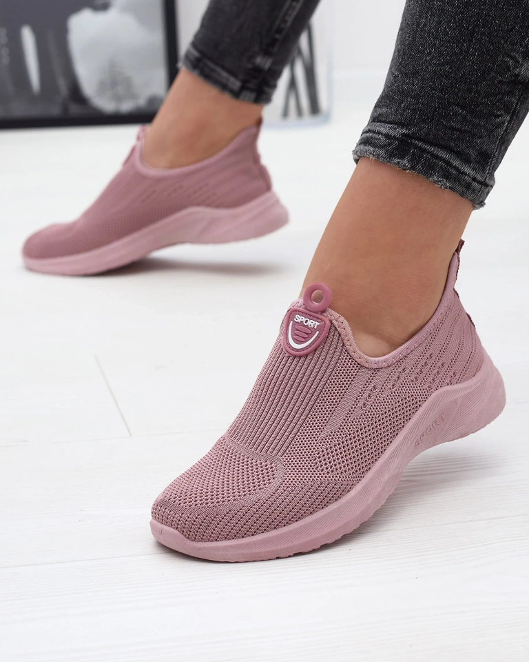 Розовый Женская тканевая спортивная обувь Slip On Regika - Обувь