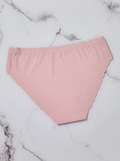 Royalfashion Женские рибанные трусики с лазерной резкой