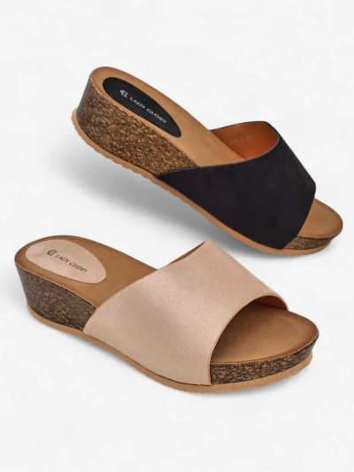 Royalfashion Moteriški žemi wedge sandalai Maderas