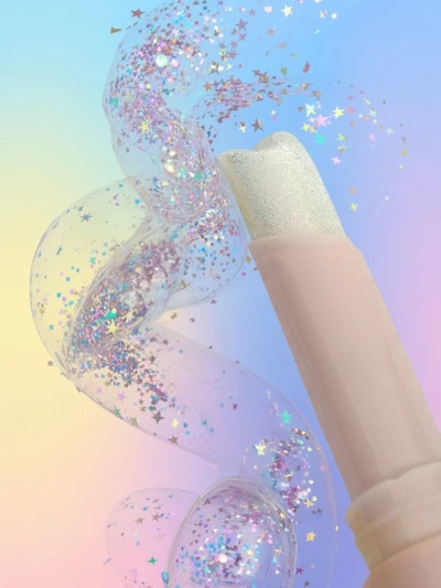 Blizgantis lūpų dažas spalvoje Rosy Gem