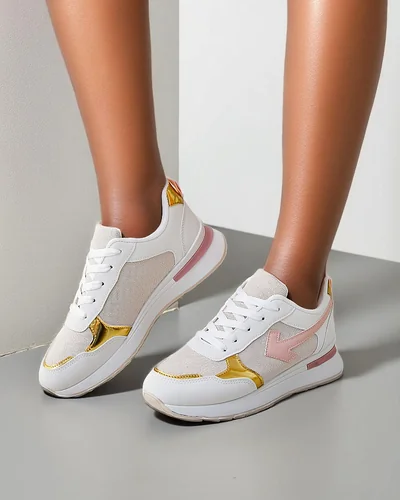 Royalfashion moteriški sportiniai sneakeriai su blizgučiais Berilane