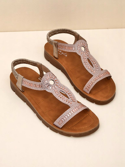 Royalfashion Женские сандалии с декоративными ремешками Ava Shine