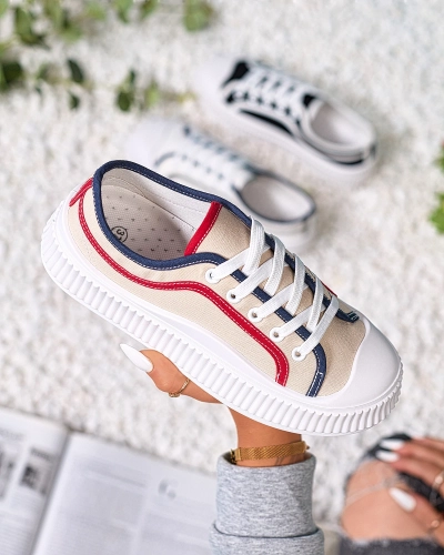 Royalfashion Женские кроссовки Casual бежевого цвета Lerianna